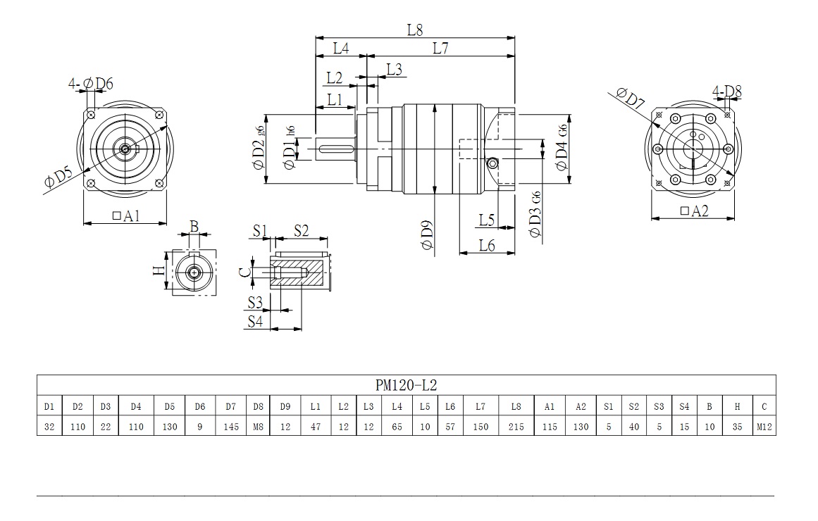 PVF120_L2系列圖紙 PVF120_L2系列圖紙