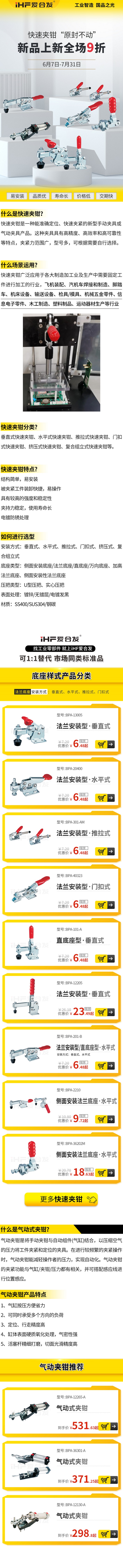 「產(chǎn)品上新」愛合發(fā)快速夾鉗特點(diǎn)！